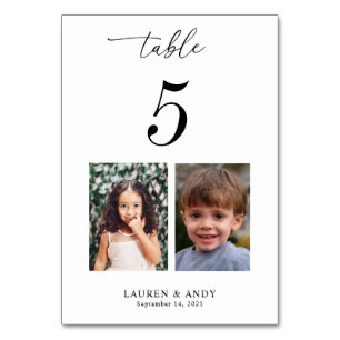 Kinderfotos Fotos Tischnummer 5 Hochzeit
