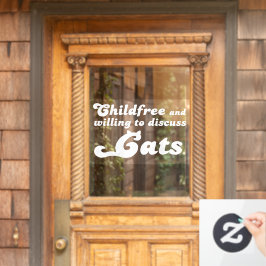 Kinderfrei... Fensteraufkleber