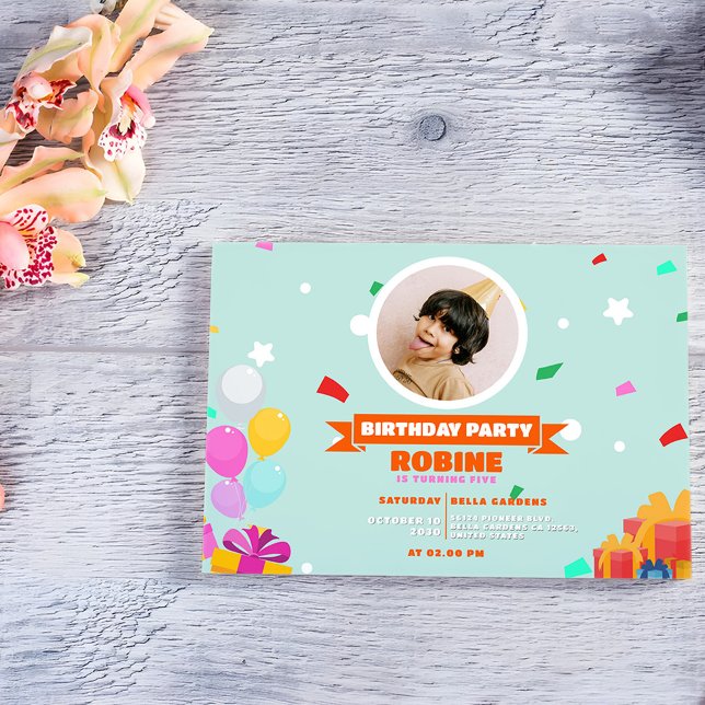 Kinderfreude Einladung zum Geburtstag (Von Creator hochgeladen)