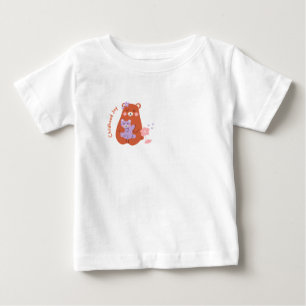 Kinderfreude Süßer Bär Baby T-Shirt