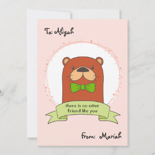 Kinderfreundschaftskarte Feiertagskarte