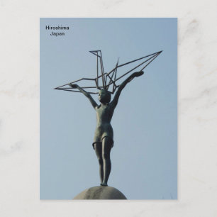 Kinderfriedensdenkmal in Hiroshima, Japan Postkarte