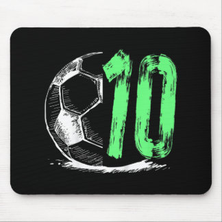 Kinderfußball 10 Jahre Junge Geburtstagsparty Mousepad