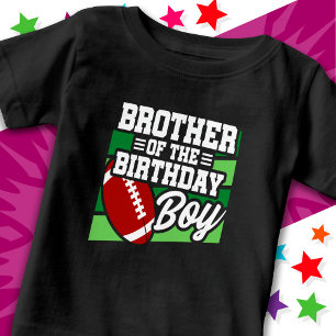 Kinderfußball-Party Bruder des Geburtstags Baby T-shirt
