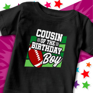 Kinderfußball-Party Cousin des Geburtstags Baby T-shirt