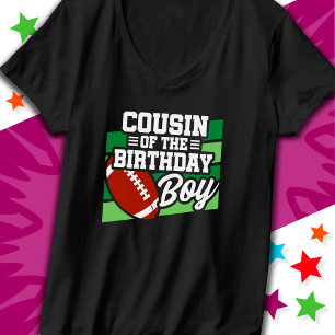 Kinderfußball-Party Cousin des Geburtstags T-Shirt