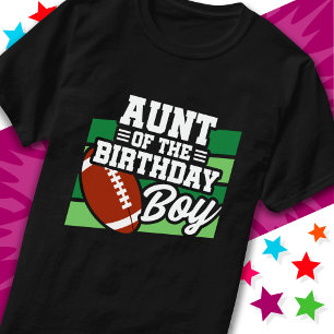 Kinderfußball-Party Tante des Geburtstags T-Shirt