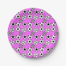 Kinderfußball-Themenpartys Fußball-Bälle heiß rosa