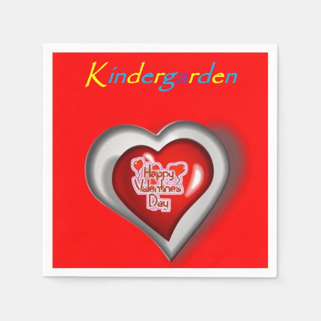 Kindergarden Paper Napkins Serviette (Vorderseite)