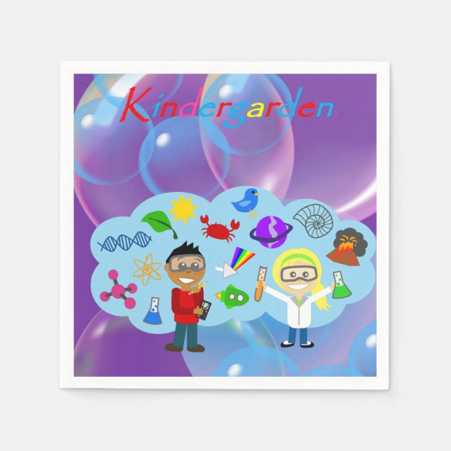 Kindergarden Paper Napkins Serviette (Vorderseite)