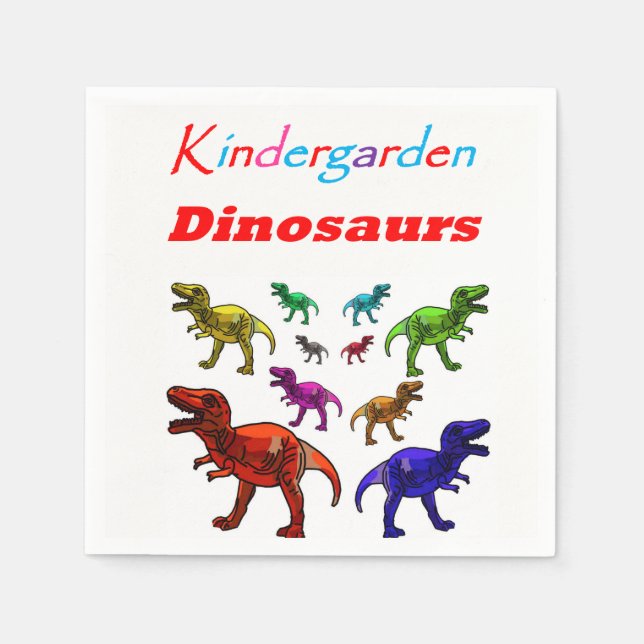 Kindergarden Paper Napkins Serviette (Vorderseite)