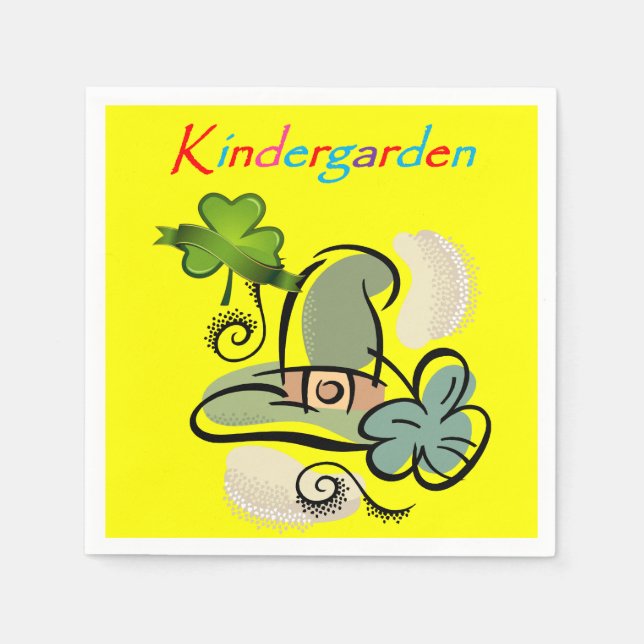Kindergarden Paper Napkins Serviette (Vorderseite)