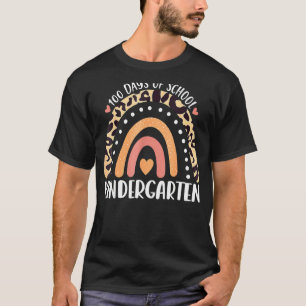 Kindergarten 100 Schultage 100 Tage Regenbogen T-Shirt