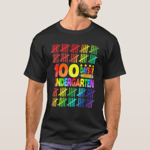 Kindergarten 100 Tage Schullehrer Kinder 100. T-Shirt