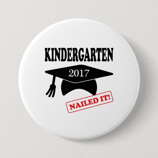 Kindergarten 2017 nagelte es button (Vorderseite)