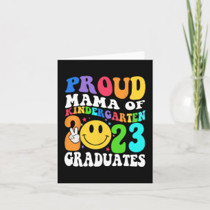 Kindergarten Abschluss 2023 Groovy Graduate Shirt Karte