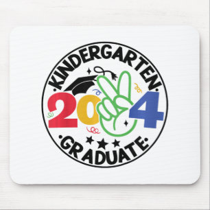 Kindergarten Abschluss 2024 Absolvent letzter Tag Mousepad