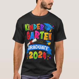 Kindergarten Abschluss 2024 Graduate Kids Boys Gi T-Shirt