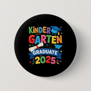 Kindergarten Abschluss 2025 Graduate Kids Boys Gi Button