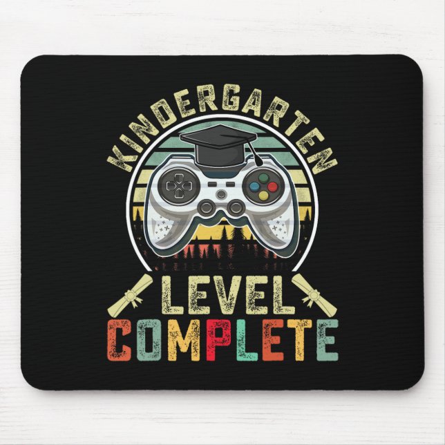 Kindergarten Abschluss der Gamer School Mousepad (Vorne)