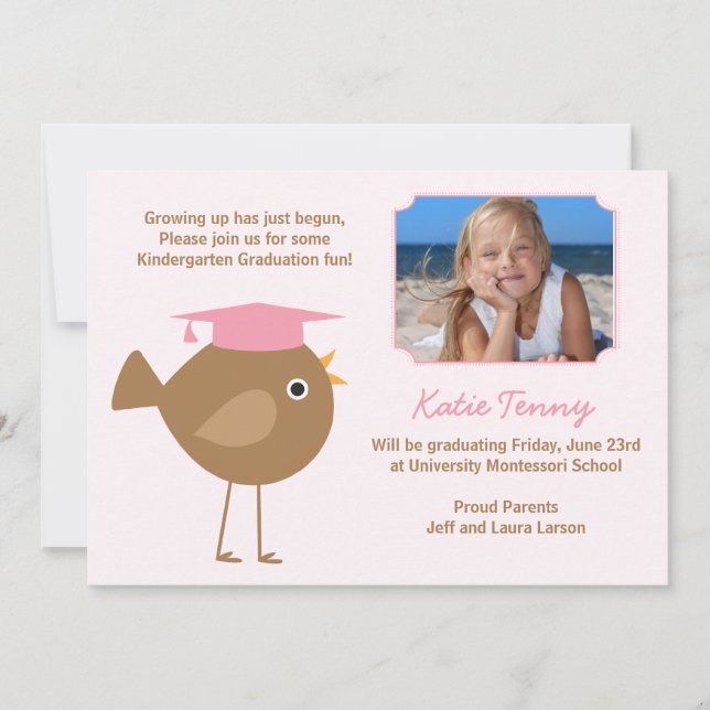 Kindergarten Abschluss Einladung (Vorderseite)