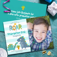 Kindergarten Abschluss Foto Dinosaurier Junge Nied