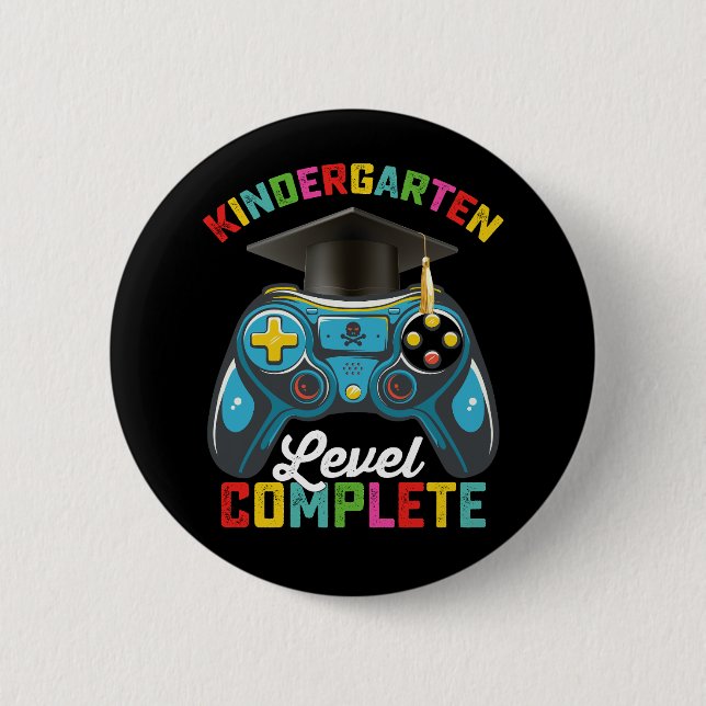 Kindergarten - Abschluss-Gaming Button (Vorderseite)