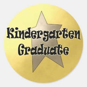 Kindergarten Abschluss Geschenke Runder Aufkleber