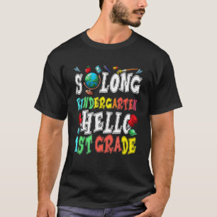 Kindergarten Abschluss Hallo 1. Klasse 1 T-Shirt