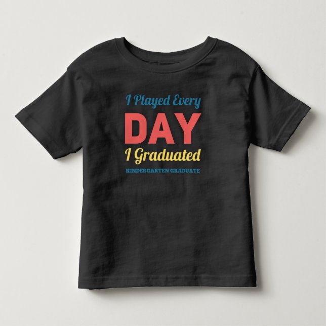 Kindergarten Abschluss Kleinkind Kinder T-shirt (Vorderseite)