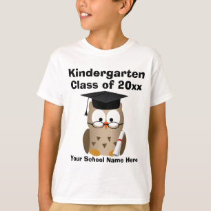 Kindergarten-Abschluss-kundenspezifische kluge T-Shirt