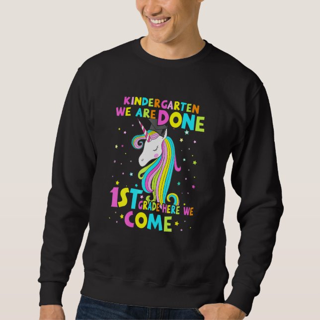 Kindergarten-Abschluss-Level-Complete Video-Gamer Sweatshirt (Vorderseite)