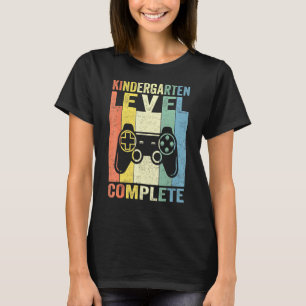 Kindergarten Abschluss Level Vollständiges Videosp T-Shirt