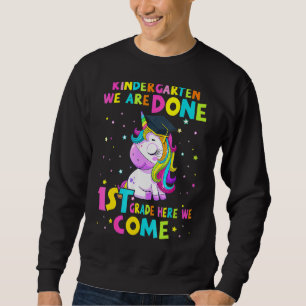 Kindergarten Abschluss Magisches Einhorn für Mädch Sweatshirt