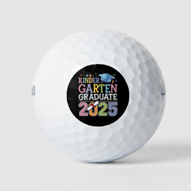 Kindergarten-Abschluss-Schule 2025 Golfball (Vorderseite)