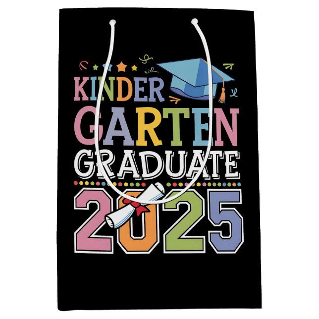 Kindergarten-Abschluss-Schule 2025 Mittlere Geschenktüte (Vorderseite)