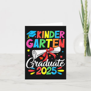 Kindergarten Abschluss Shirt 2025 Kindermädchen Karte