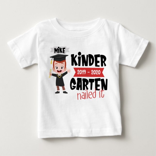 Kindergarten Abschluss Shirt - lustiger Kindergart (Vorderseite)