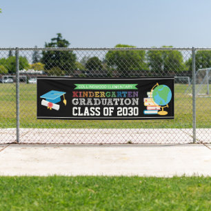 Kindergarten Abschluss-Zeremonie oder Party-Banner Banner