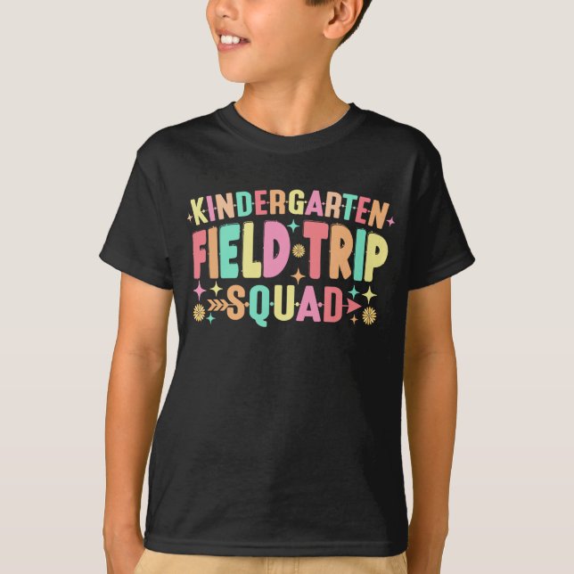 Kindergarten-Ausflugskolonne T-Shirt (Vorderseite)