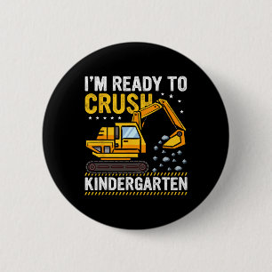 Kindergarten bereit Truck Kids zu zermalmen Kinder Button