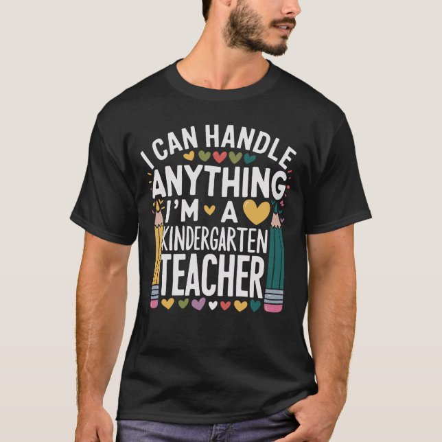 Kindergarten Bildung der Lebensschule T-Shirt (Vorderseite)