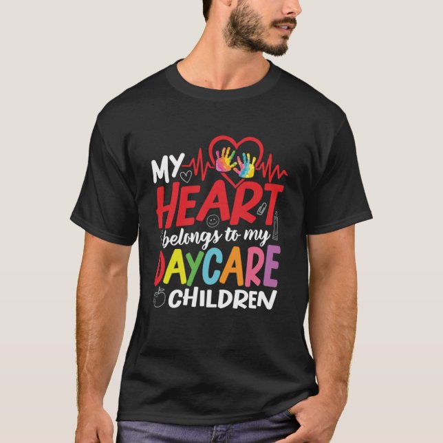 Kindergarten Bildung Kindergartenschule Kindergart T-Shirt (Vorderseite)