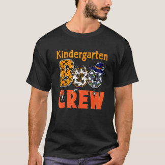 Kindergarten Boo Crew Kinder Lehrer Schüler Hallo T-Shirt