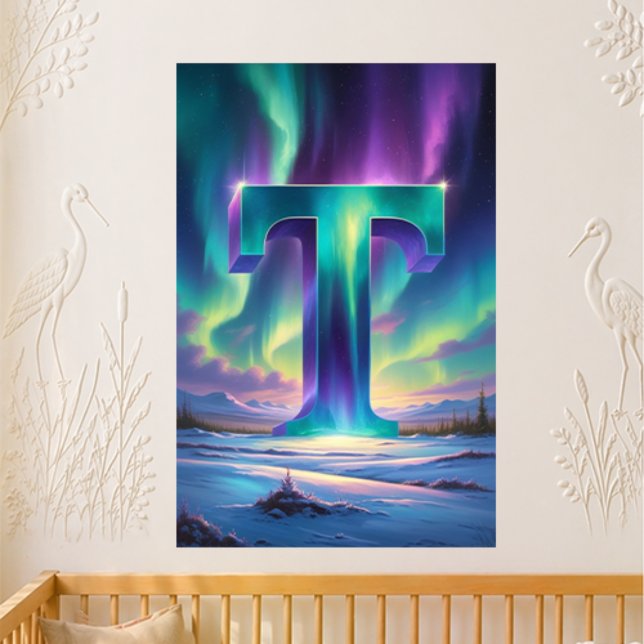 Kindergarten Buchstabe T Name Nordlichter Tundra Poster (Von Creator hochgeladen)