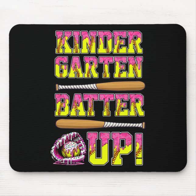 Kindergarten Butter Up Softll Eiscreme Ck Zur Schu Mousepad (Vorne)