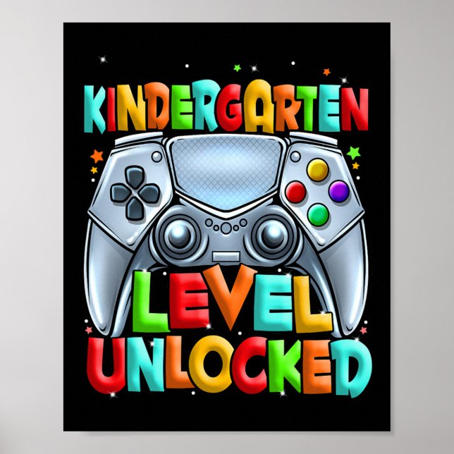 Kindergarten Byck Zur Schule Kinder Level Kinderga Poster (Vorne)