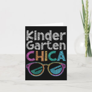 Kindergarten Chica Zurück zur Schule Kindergarten Karte