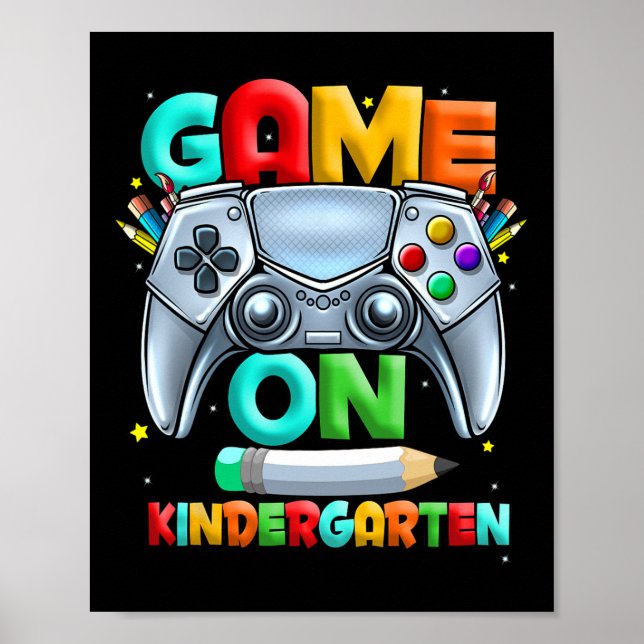 Kindergarten Ck Zur Schule Kinder Level Kindergart Poster (Vorne)