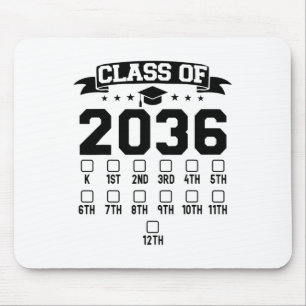 Kindergarten Cl von 2036 erster Schultag Check  Mousepad